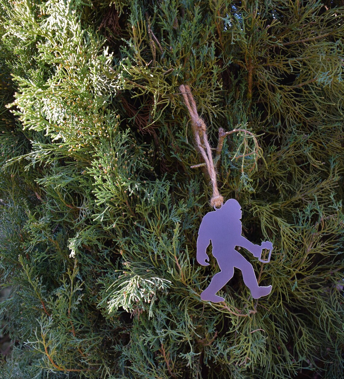 Sasquatch with Beer Mug Ornament