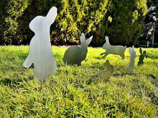 Rabbit Yard & Garden Stakes