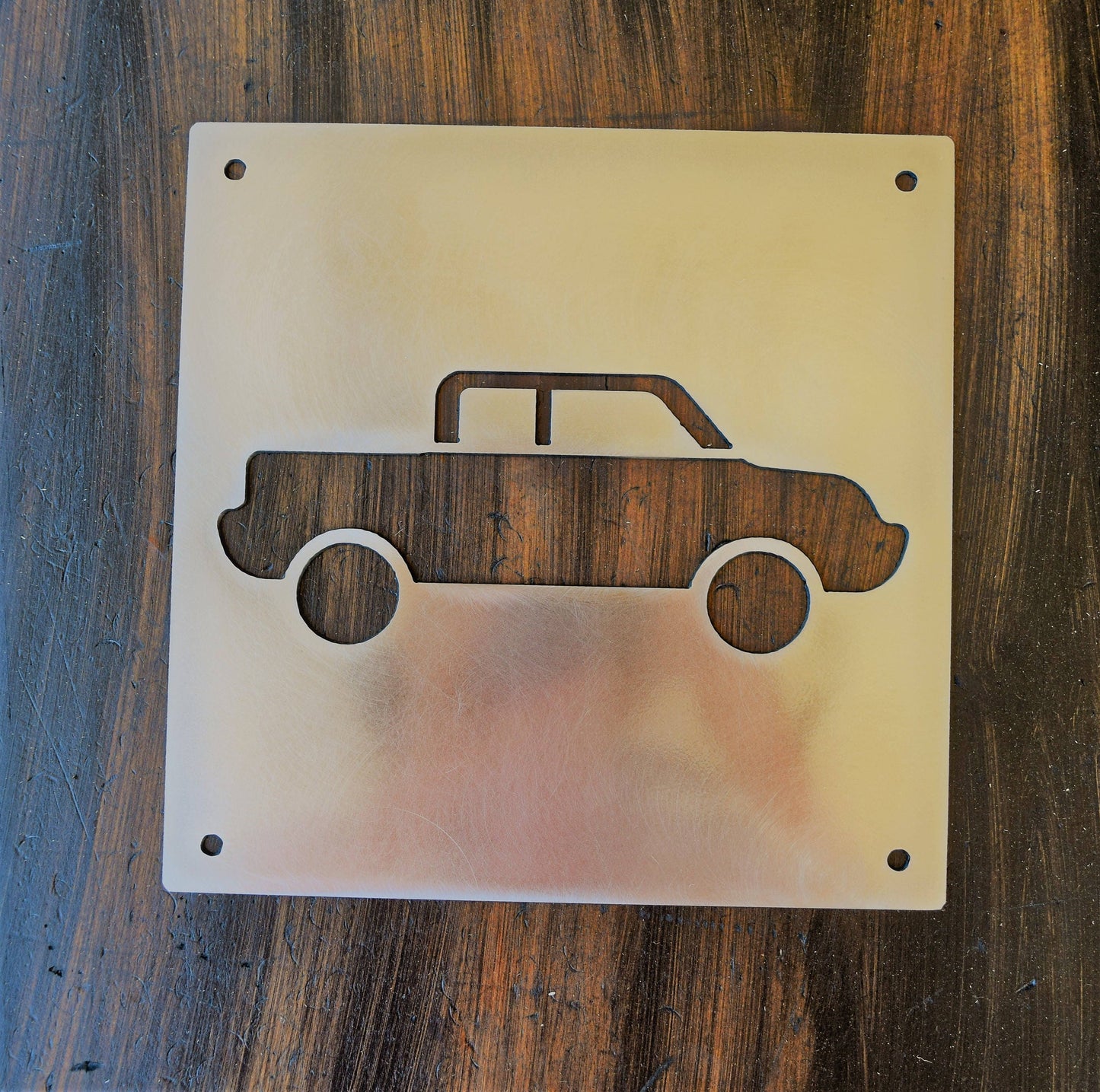 Metal Car Nursery Signs
