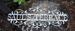 Load image into Gallery viewer, Custom Metal Flourished Garden sign
