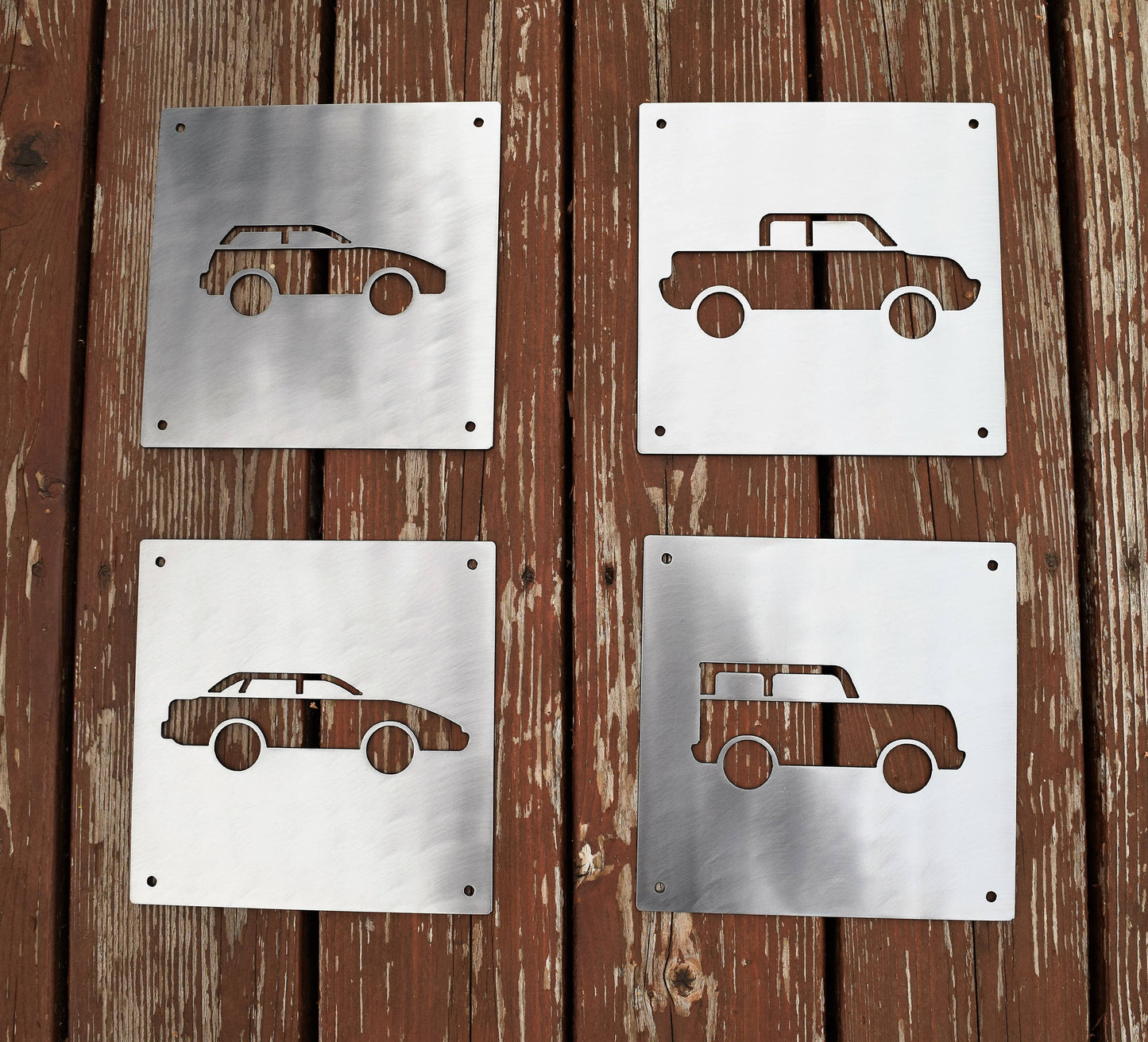 Metal Car Nursery Signs