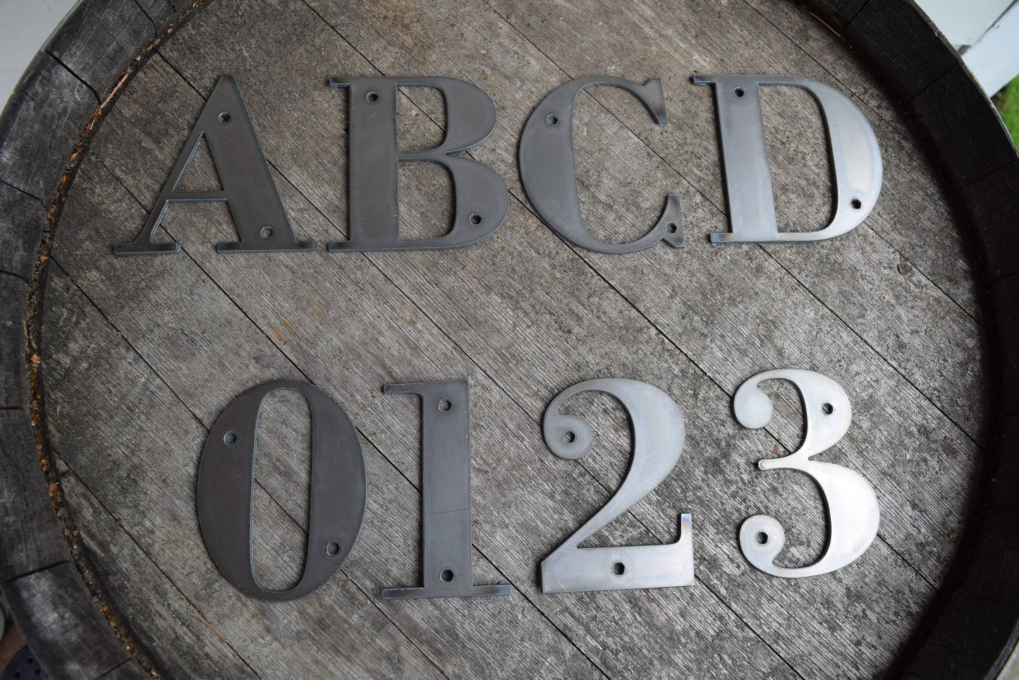 Metal Numbers BUNDLE for DIY Clock (4.5" tall)