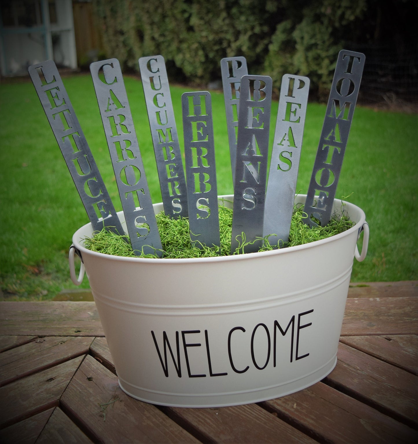 Set of Metal Vegetable & Herb Markers