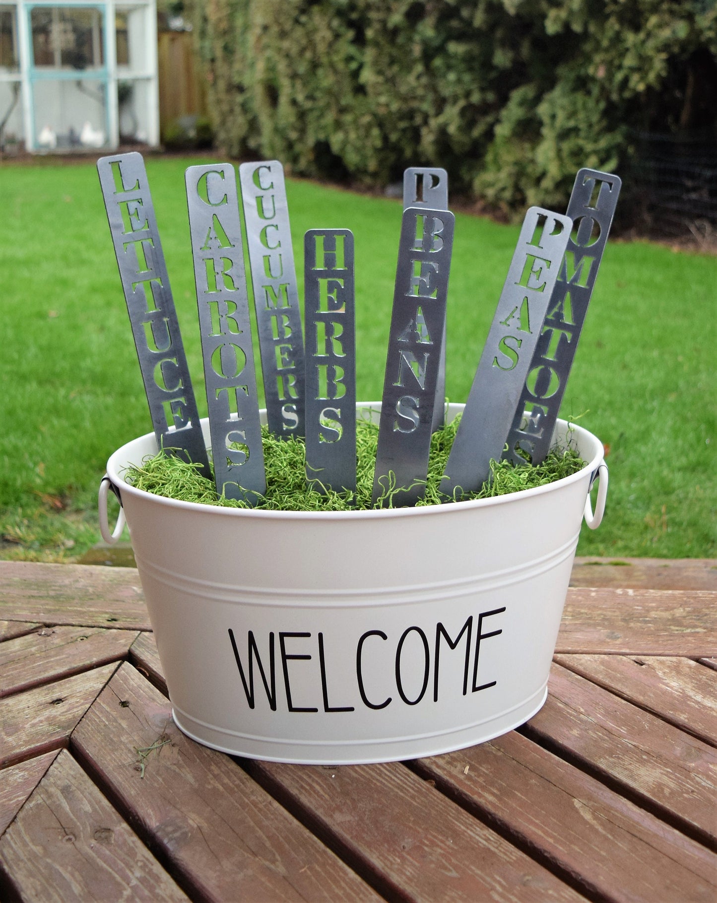 Set of Metal Vegetable & Herb Markers