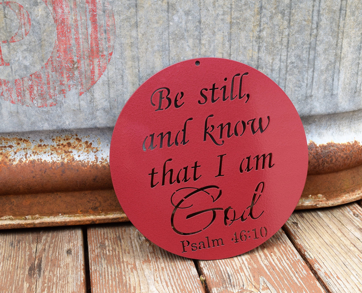 Be Still and Know That I am God