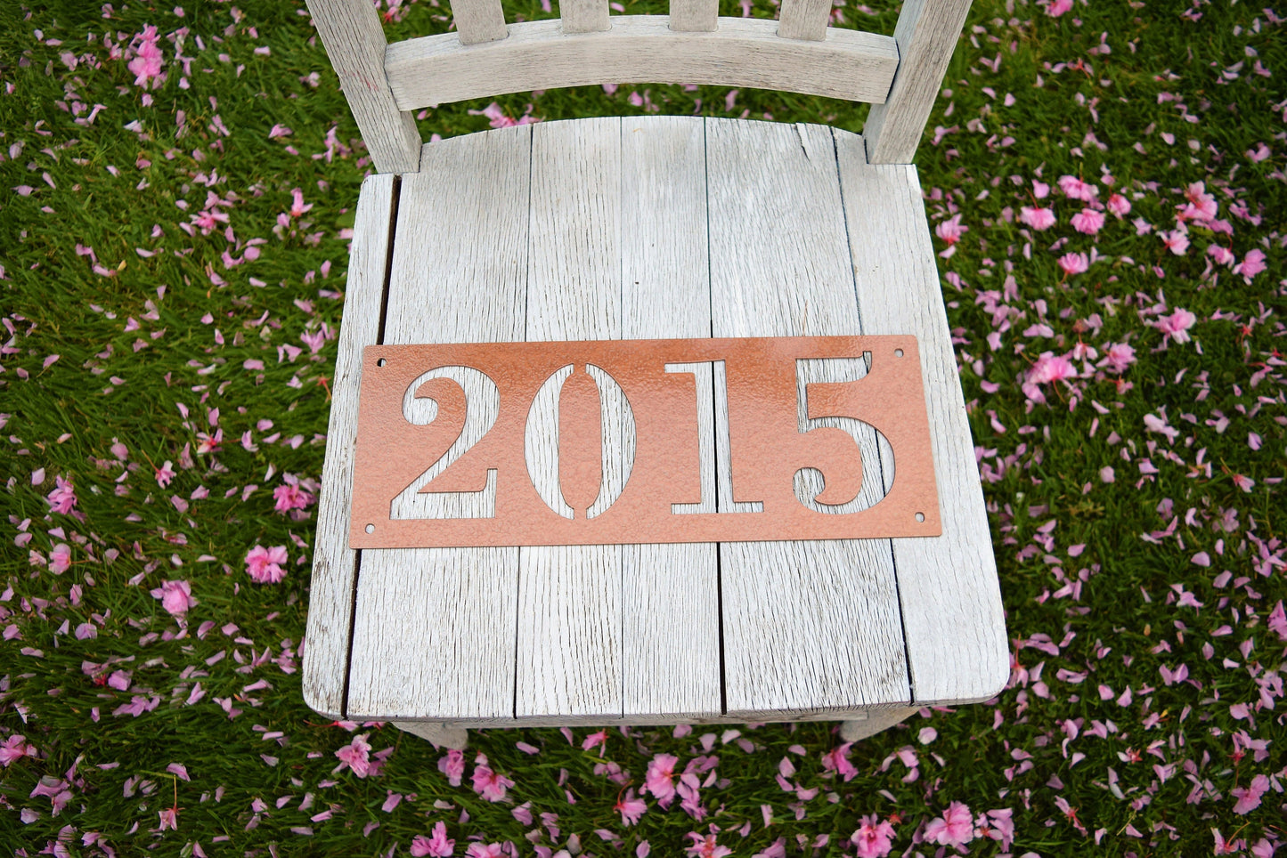 Metal Horizontal Home Address Sign