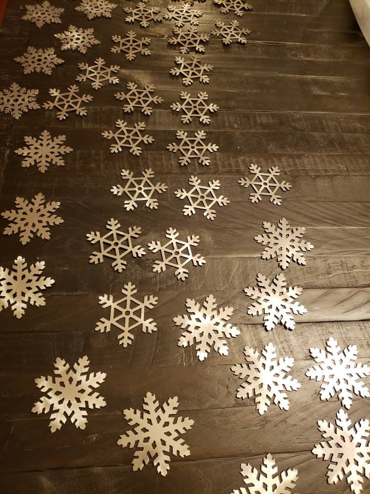 Snowflake Metal Ornaments