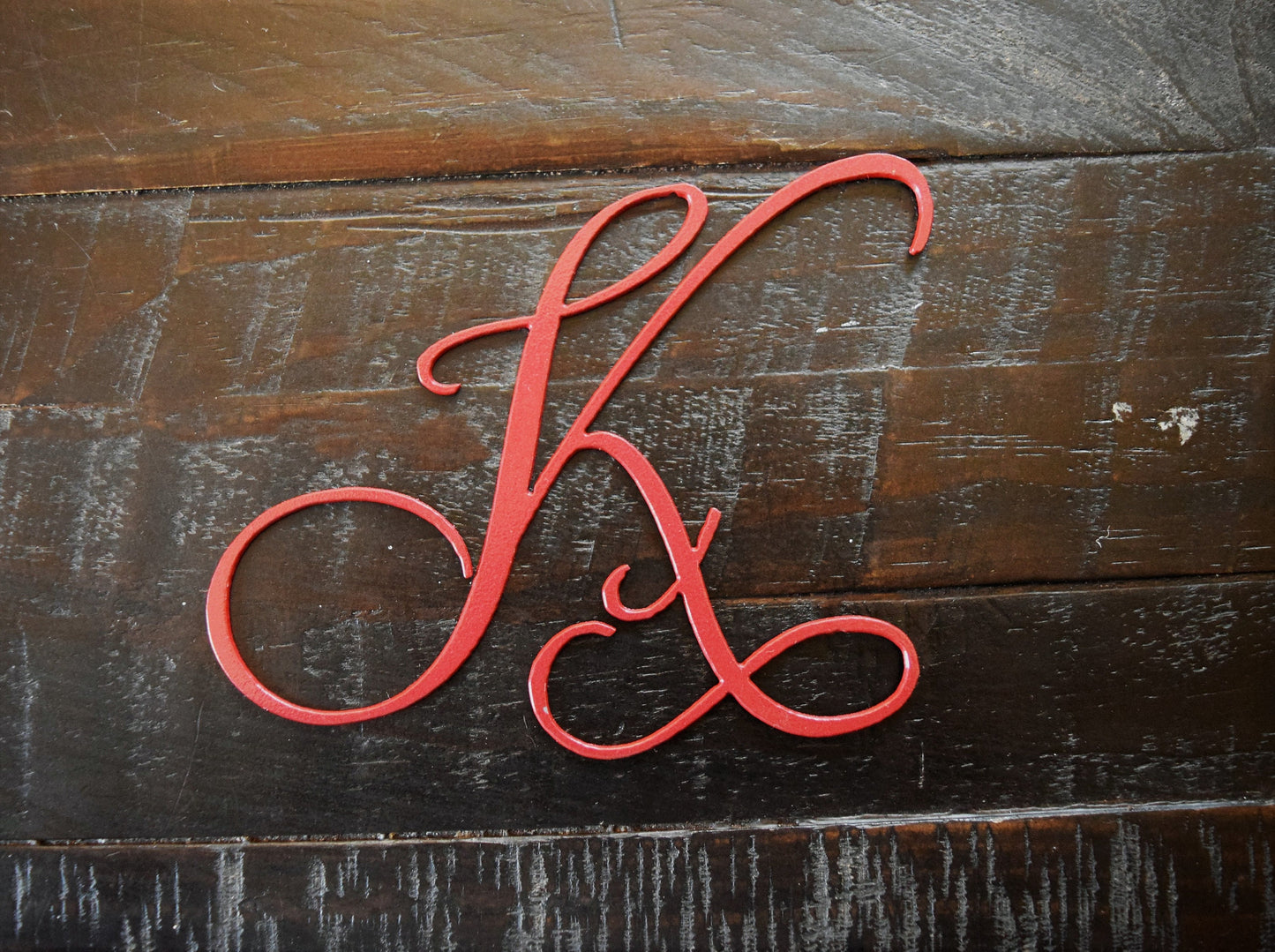 Fancy Script Letter Ornaments