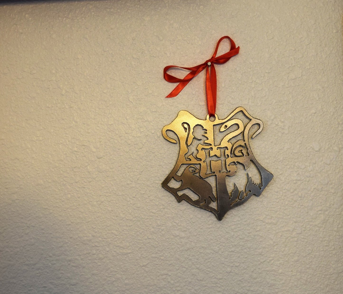Hogwarts Crest Metal Ornament
