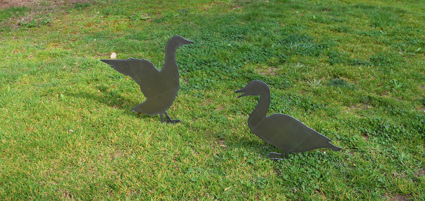 Steel Duck Yard & Garden Stakes