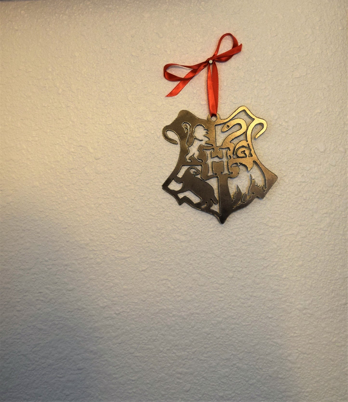 Hogwarts Crest Metal Ornament