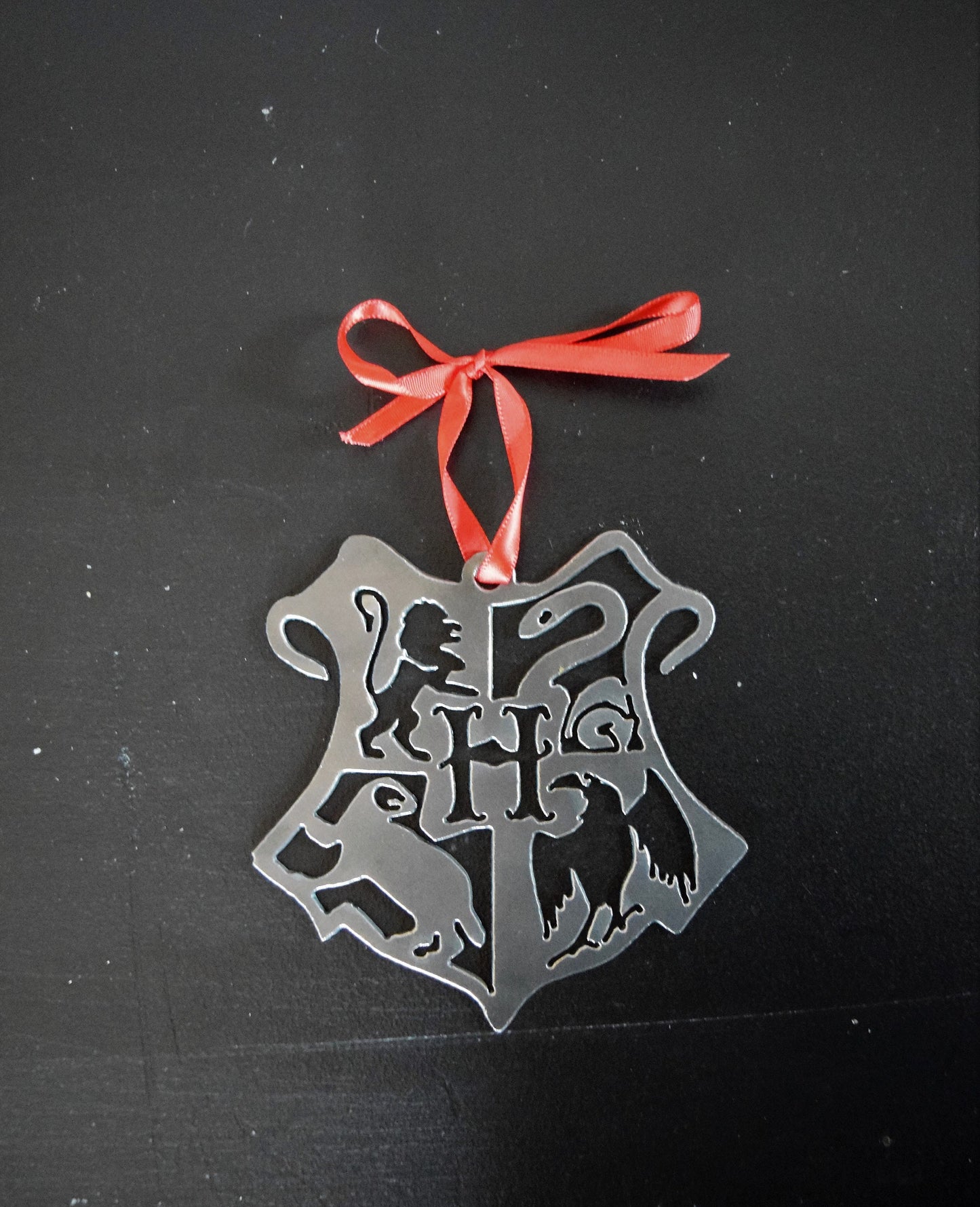 Hogwarts Crest Metal Ornament