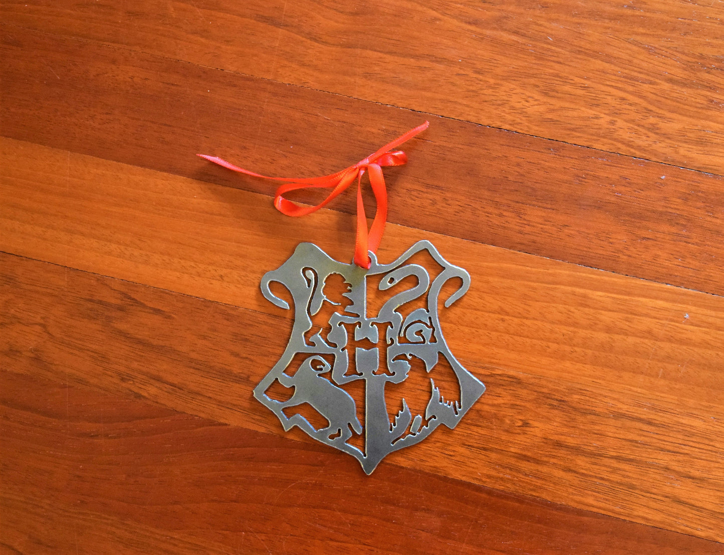Hogwarts Crest Metal Ornament