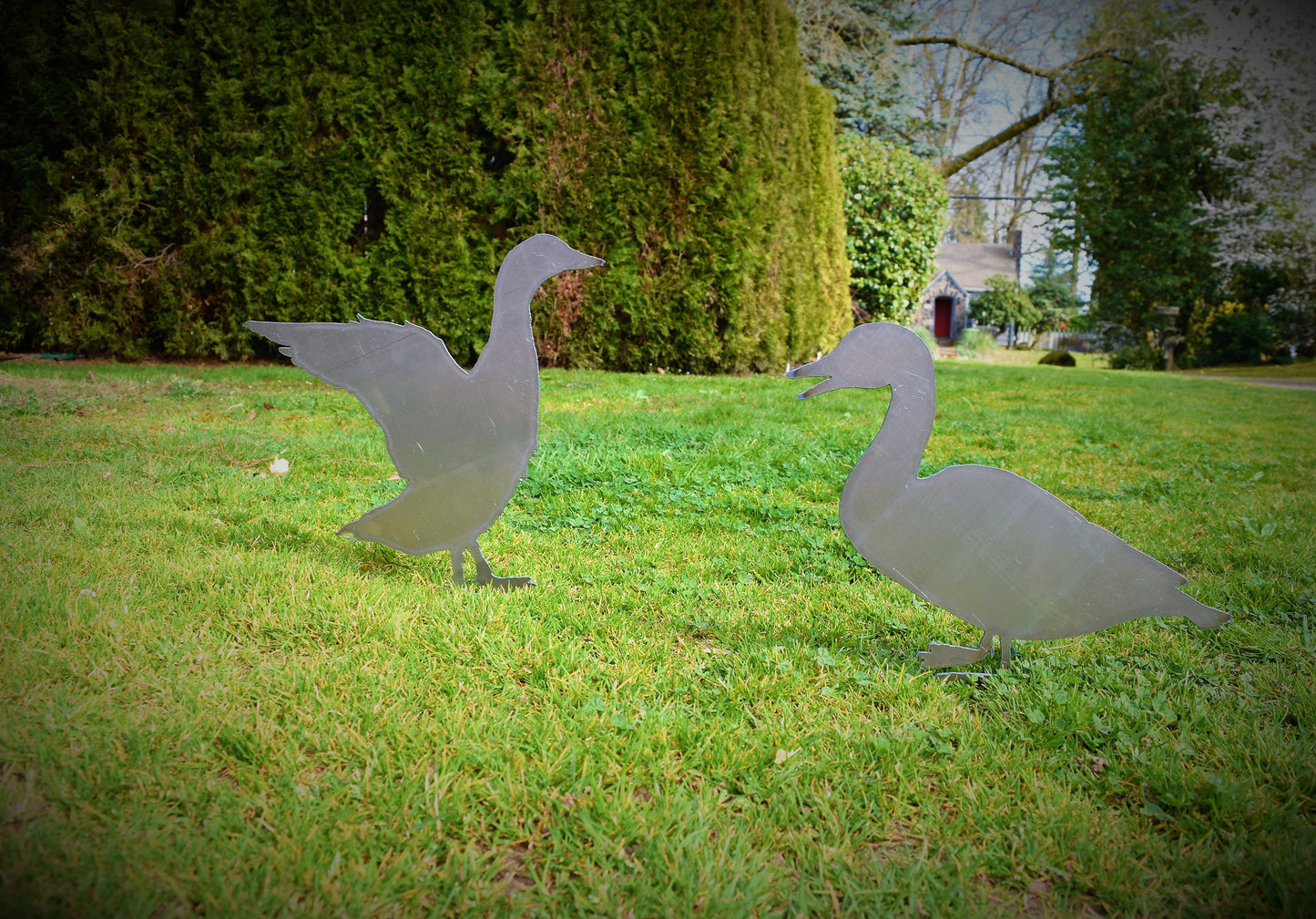 Steel Duck Yard & Garden Stakes