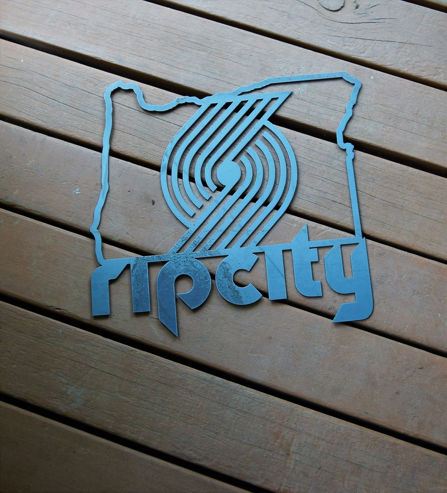 Rip City Portland Trailblazers Metal Sign