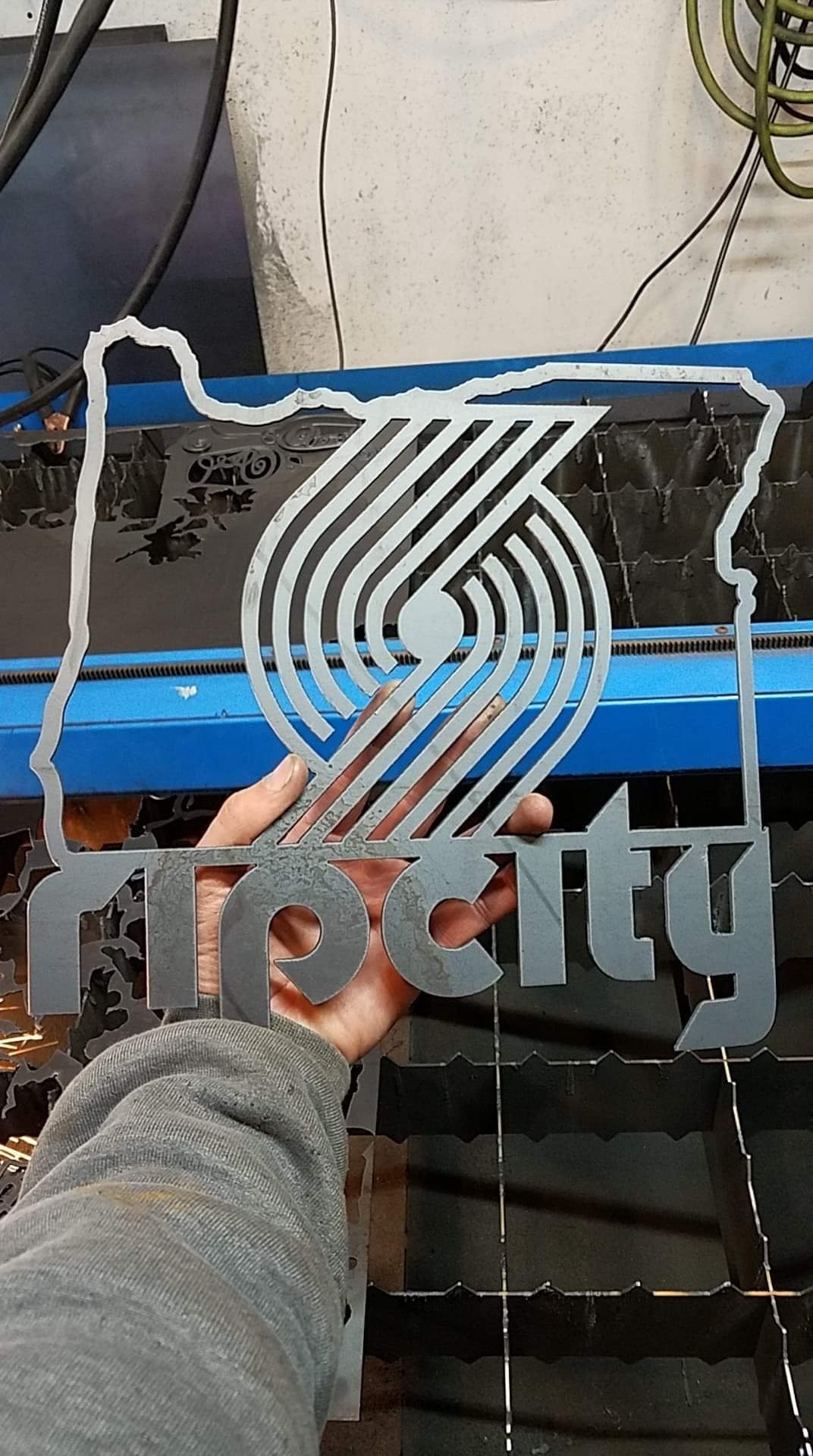 Rip City Portland Trailblazers Metal Sign
