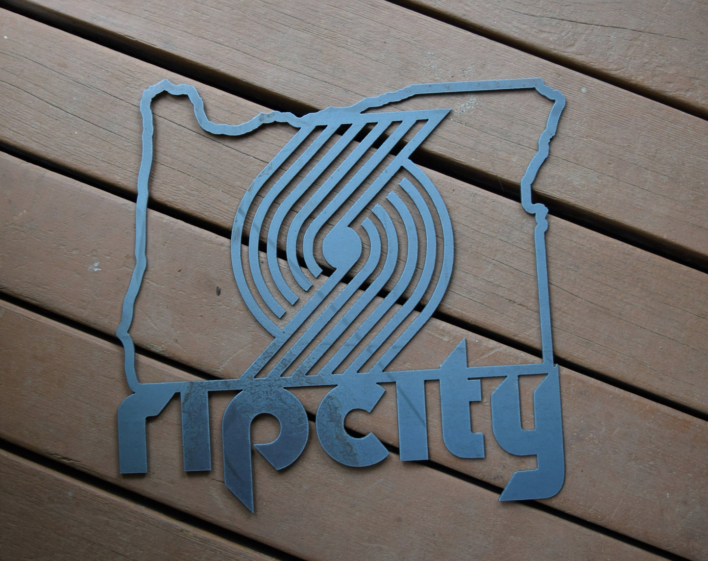 Rip City Portland Trailblazers Metal Sign