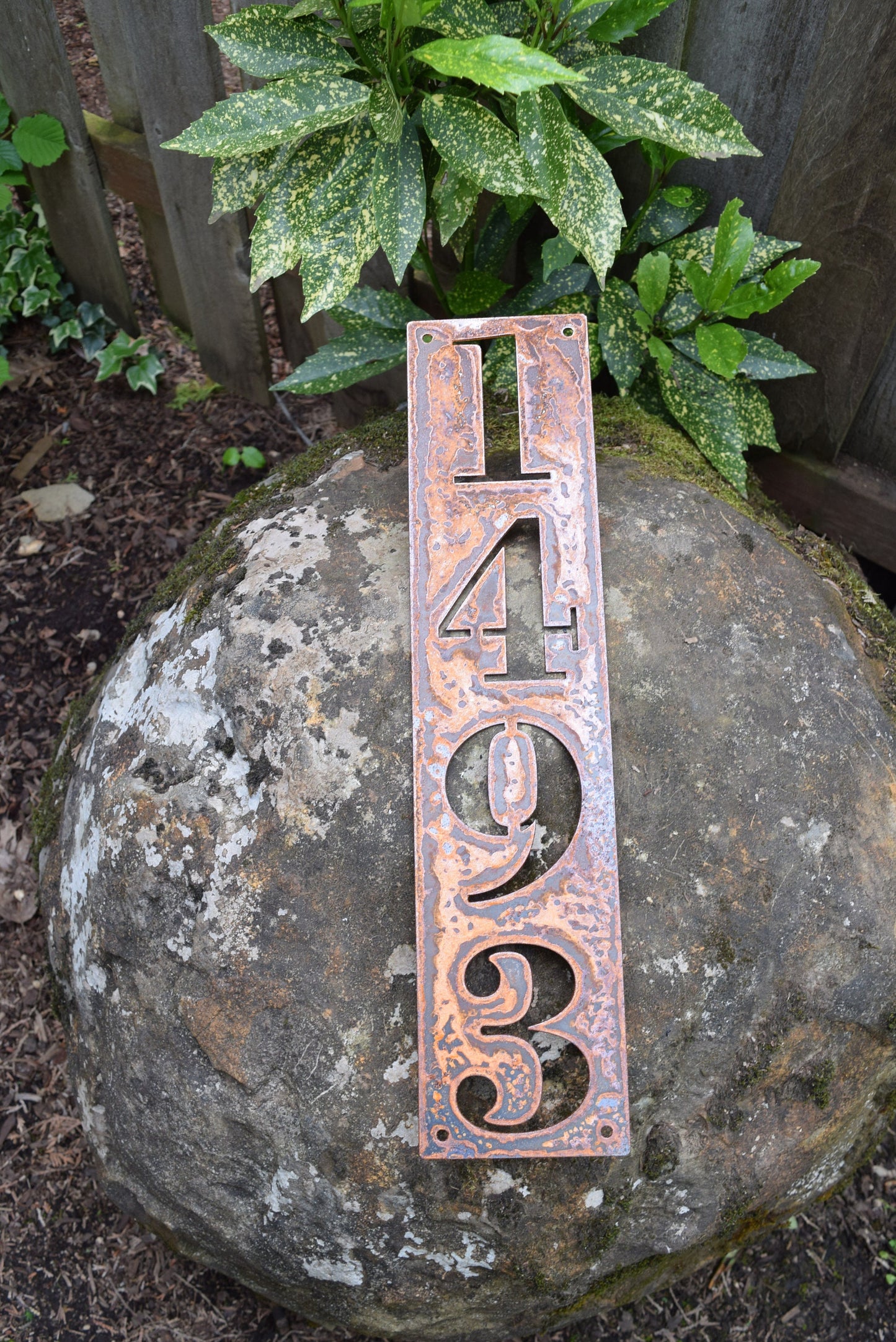 4.5" Vertical Address Sign
