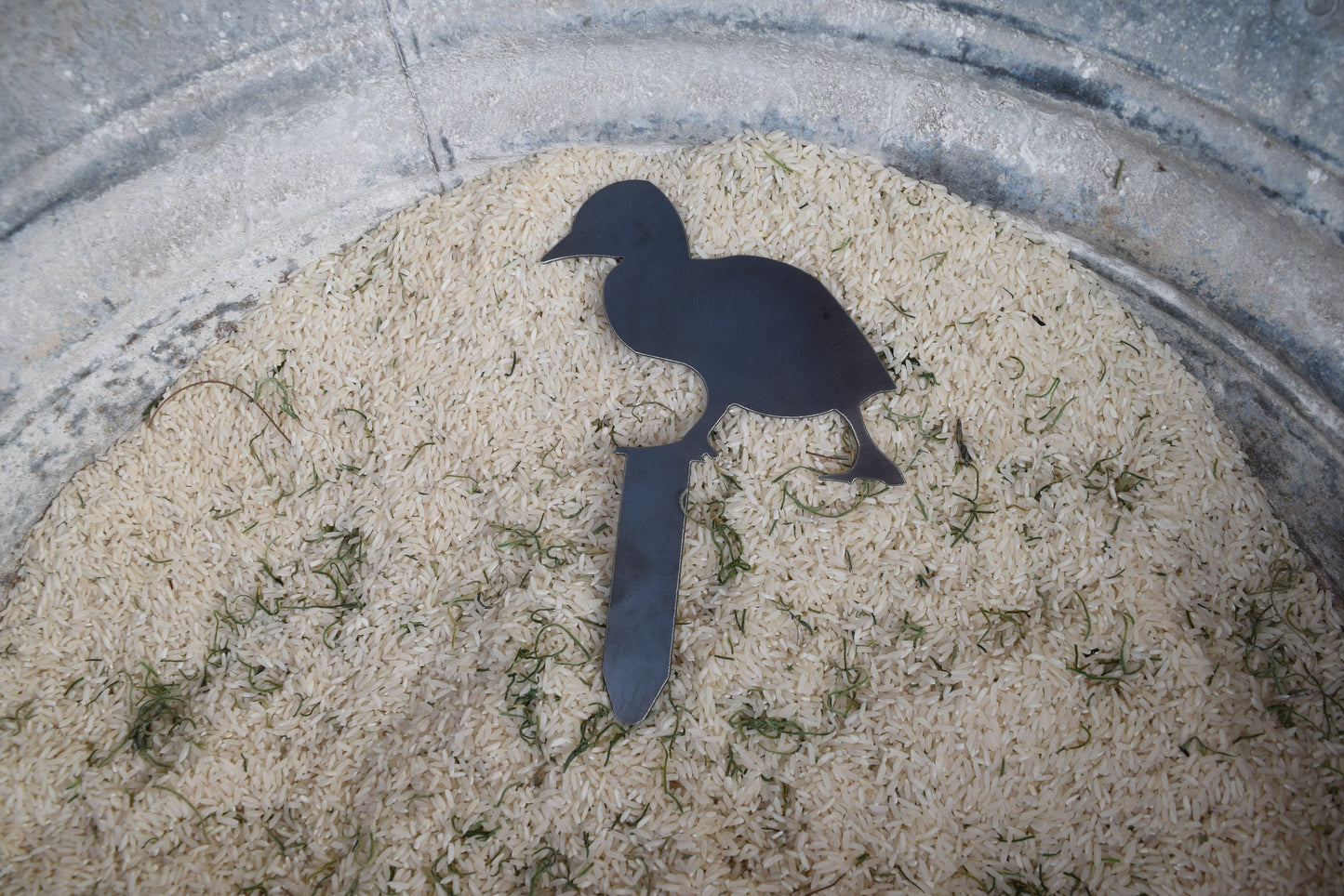 Metal Ducklings Yard Stakes