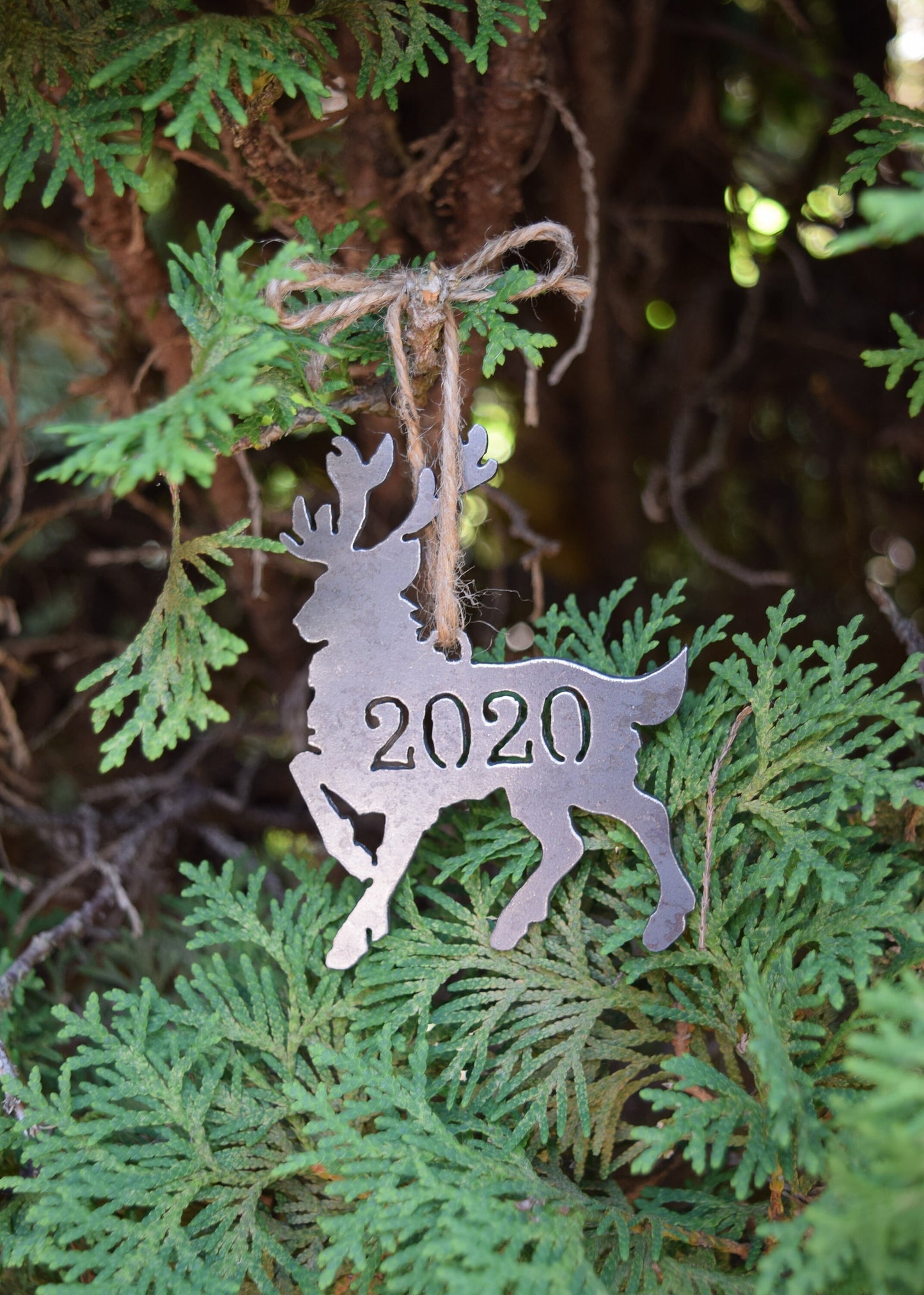Metal Reindeer Ornament