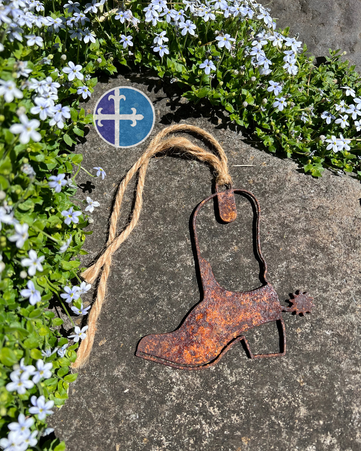 Rustic Boot Decor Unique Cowboy Boot Ornament with Spur Design - Rustic Decor – CCR ...