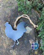 Load image into Gallery viewer, Metal Rooster Ornament
