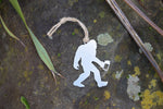 Load image into Gallery viewer, Sasquatch with Beer Mug Ornament
