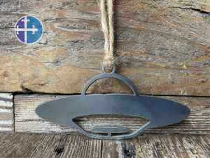 UFO Metal Ornament