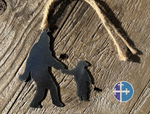 Load image into Gallery viewer, Sasquatch and Toddler Ornament
