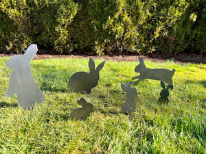 Rabbit Yard & Garden Stakes