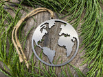 Load image into Gallery viewer, World Earth Globe Ornament
