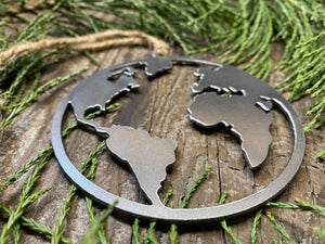World Earth Globe Ornament