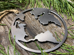 World Earth Globe Ornament