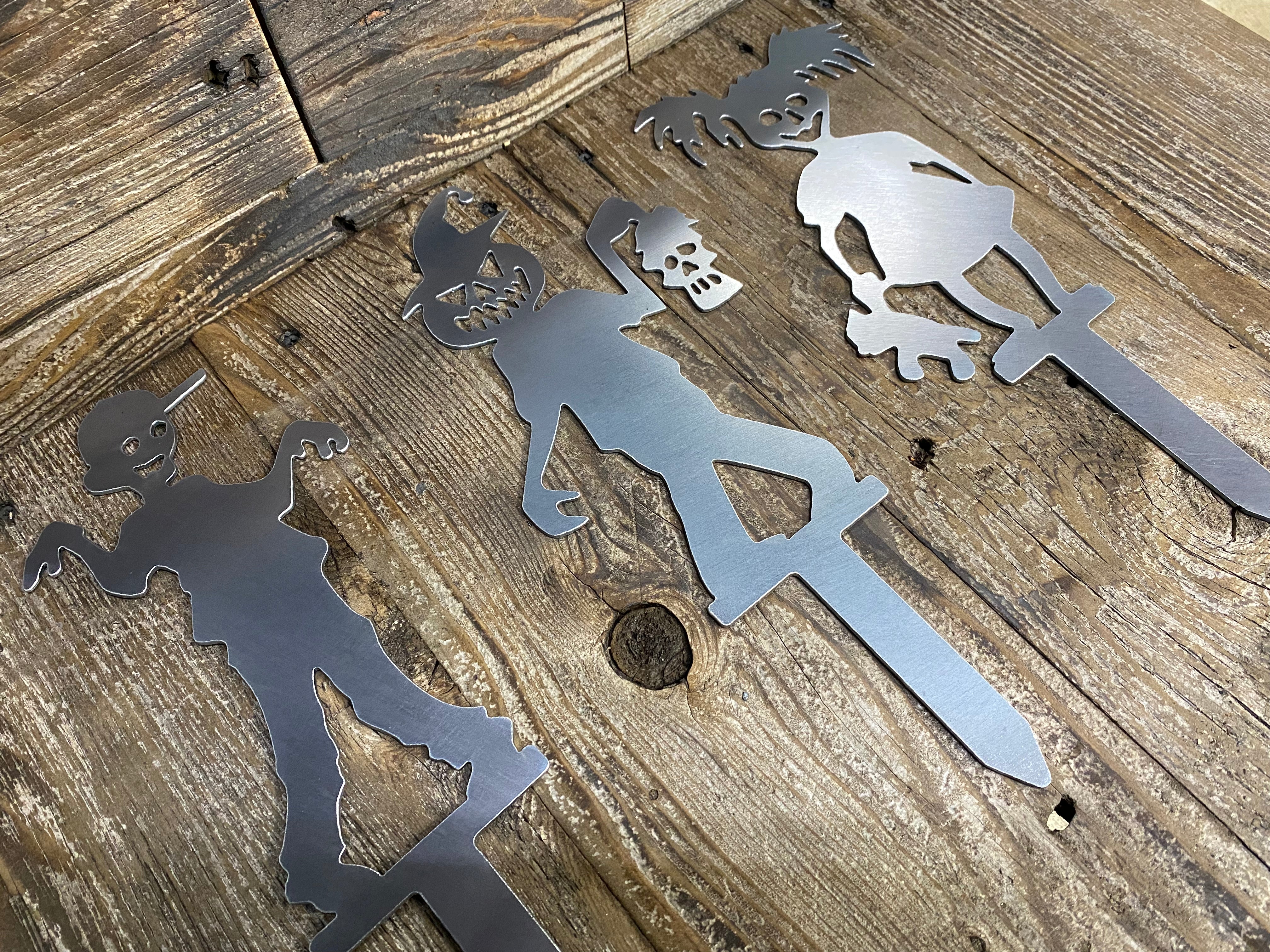 Zombie Kids Yard Art