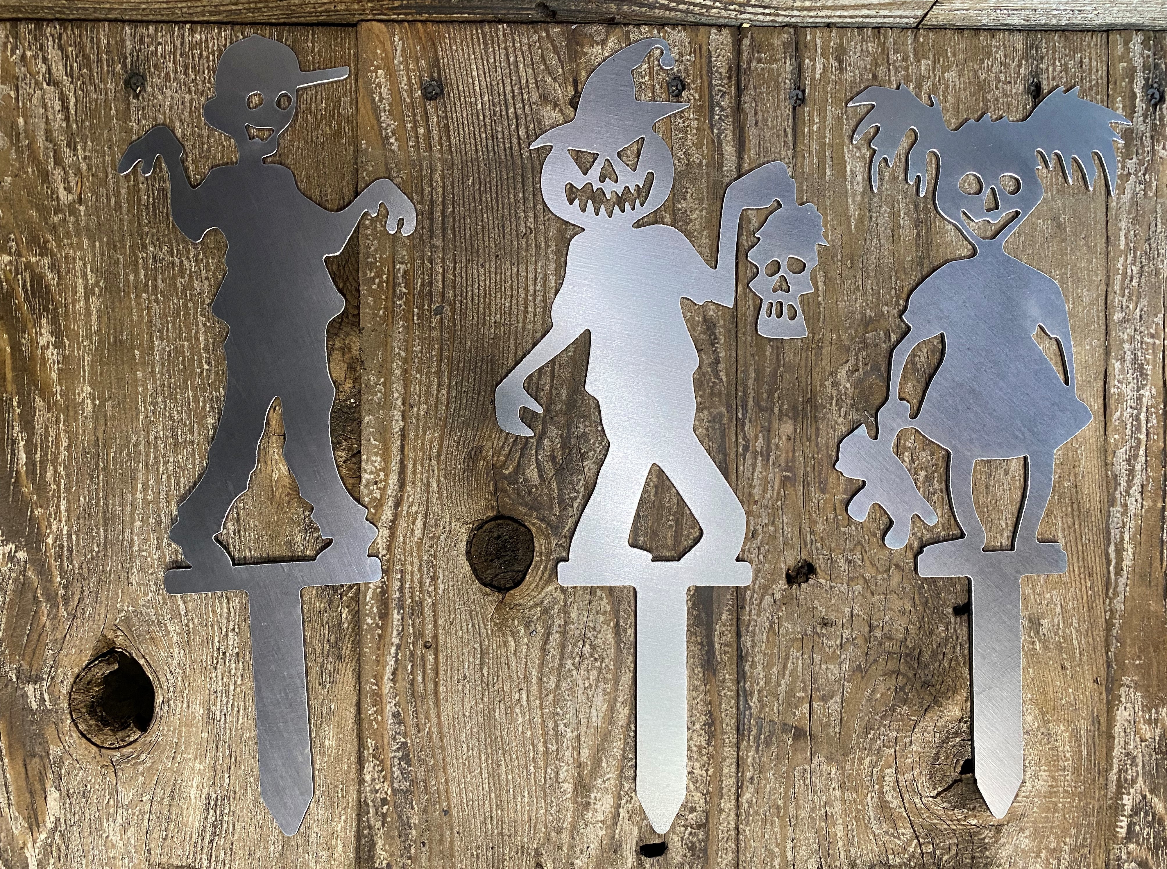 Zombie Kids Yard Art