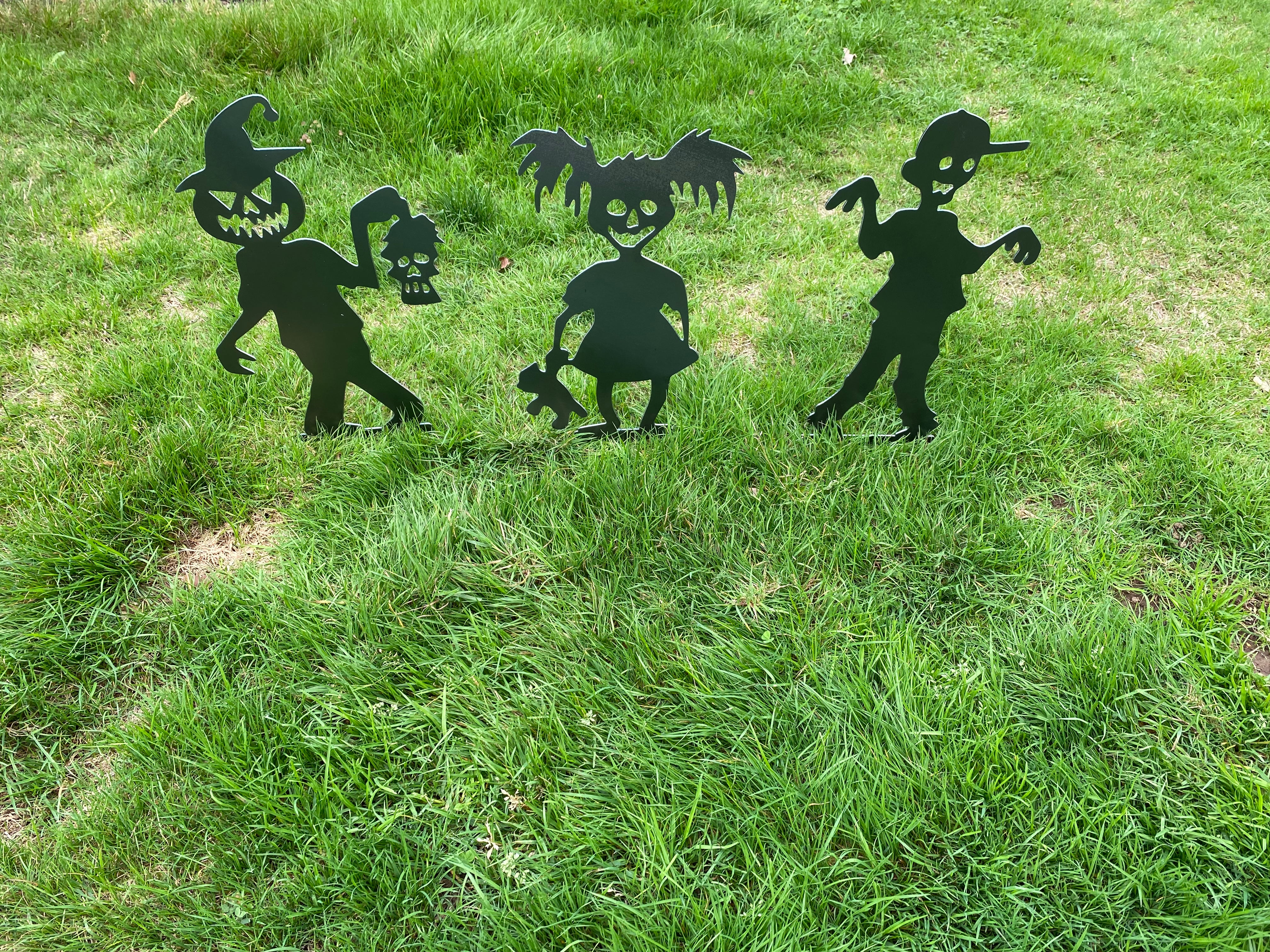 Zombie Kids Yard Art