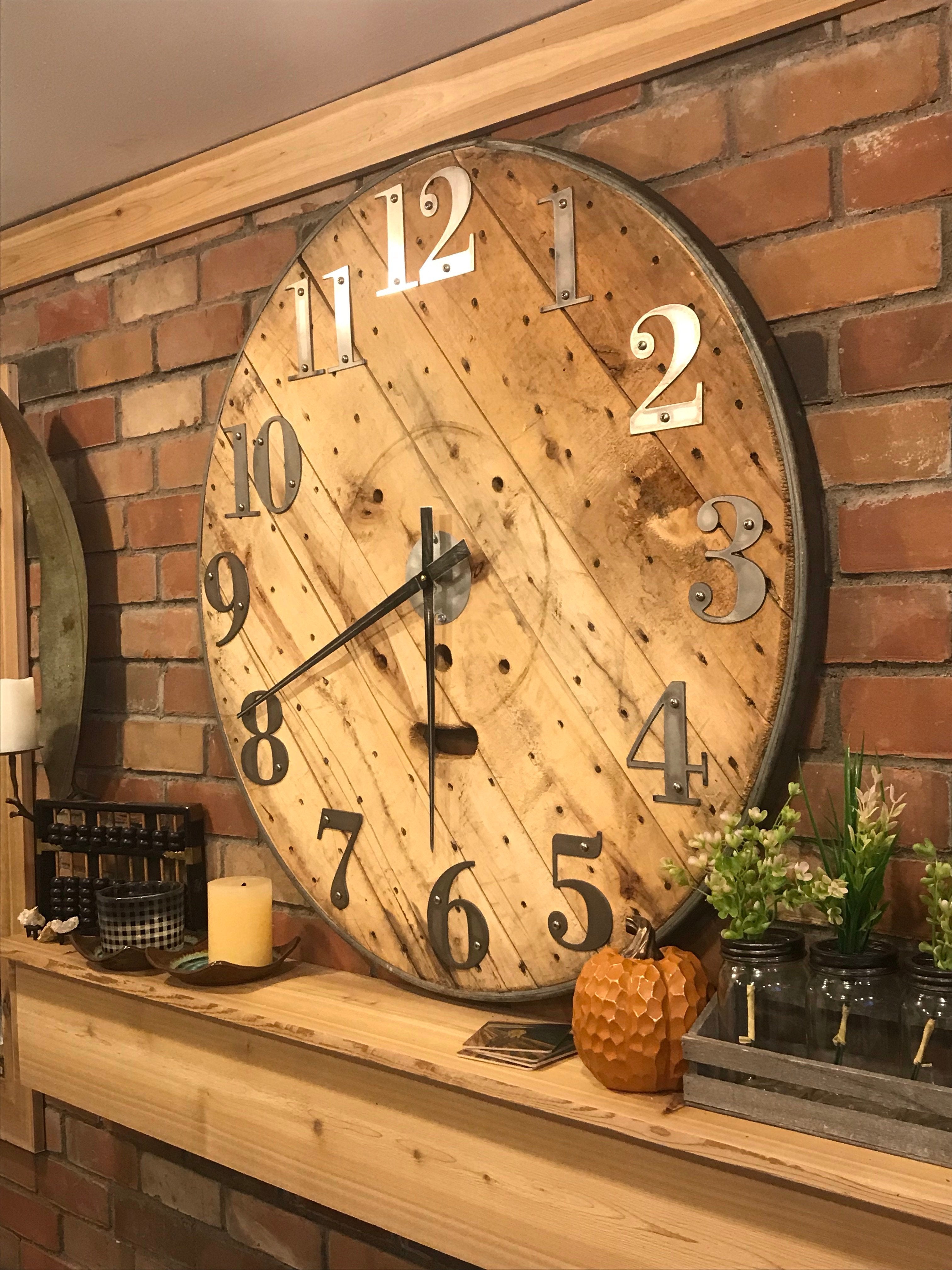 Reclaimed Wood Wall Clock