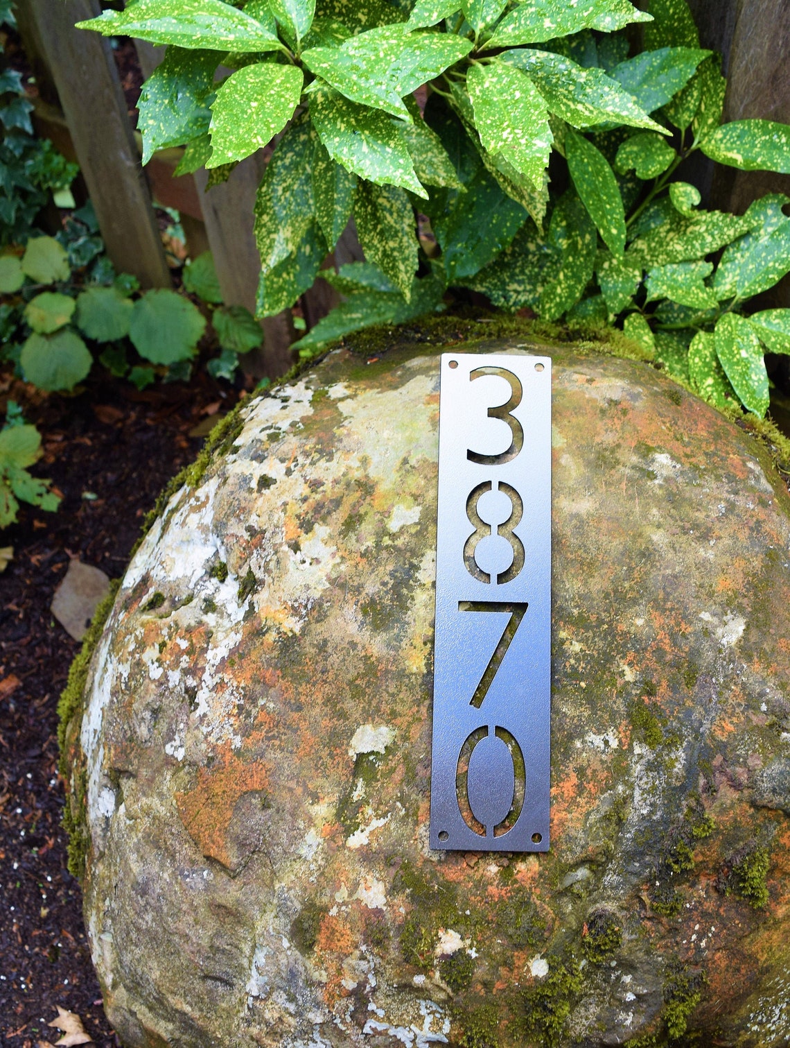 3 Inch Metal Vertical Home Address Sign