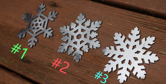Snowflake Metal Ornaments