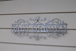 Load image into Gallery viewer, Custom Metal Flourished Garden sign
