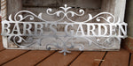 Load image into Gallery viewer, Custom Metal Flourished Garden sign
