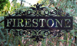 Load image into Gallery viewer, Personalized Flourished flower Name Sign
