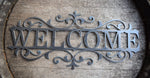 Load image into Gallery viewer, Personalized Flourished Metal Name Sign
