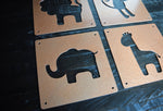 Load image into Gallery viewer, Nursery Animals Metal Signs
