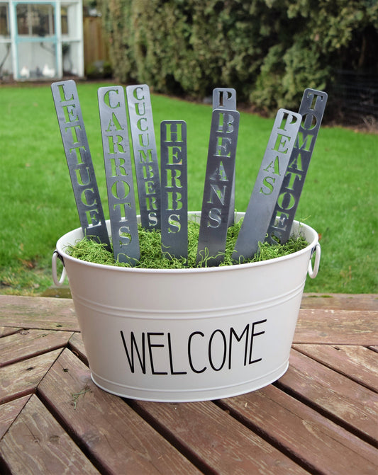 Set of Metal Vegetable & Herb Markers