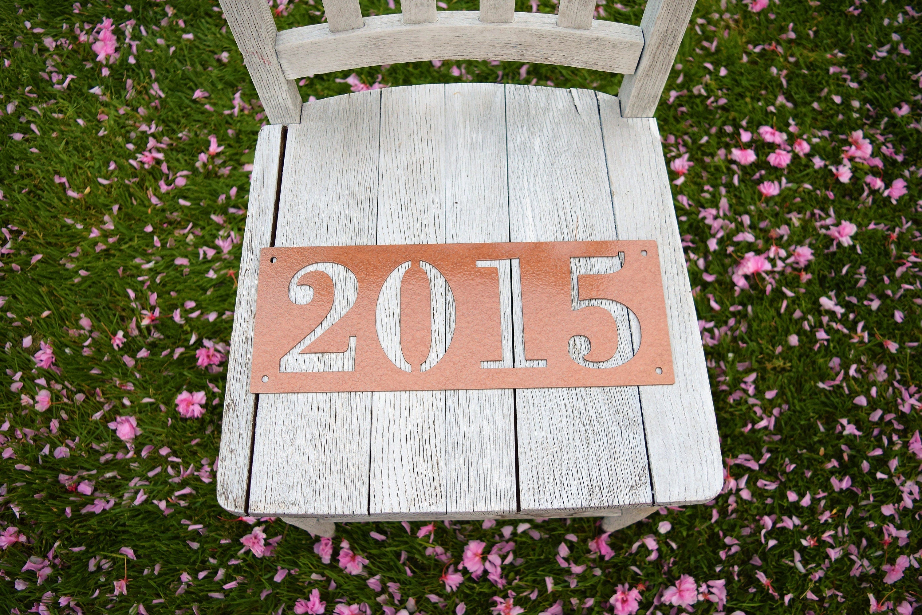 Metal Horizontal Home Address Sign