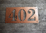 Load image into Gallery viewer, Metal Horizontal Home Address Sign

