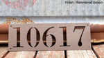 Load image into Gallery viewer, Metal Horizontal Home Address Sign
