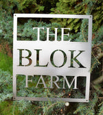 Load image into Gallery viewer, Personalized Metal Farm Sign
