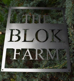 Load image into Gallery viewer, Personalized Metal Farm Sign
